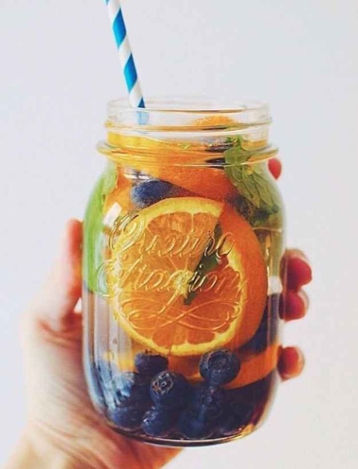 bluberry orange water