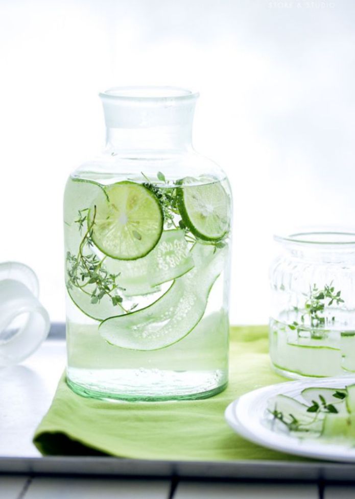 cocumber and lemon detox water